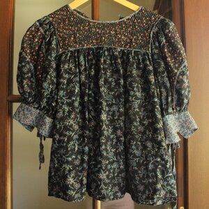 Ulla Johnson Floral Blouse, size 6
